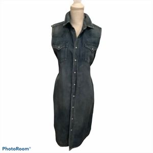 Ralph Lauren Polo Denim Sleeveless Dress